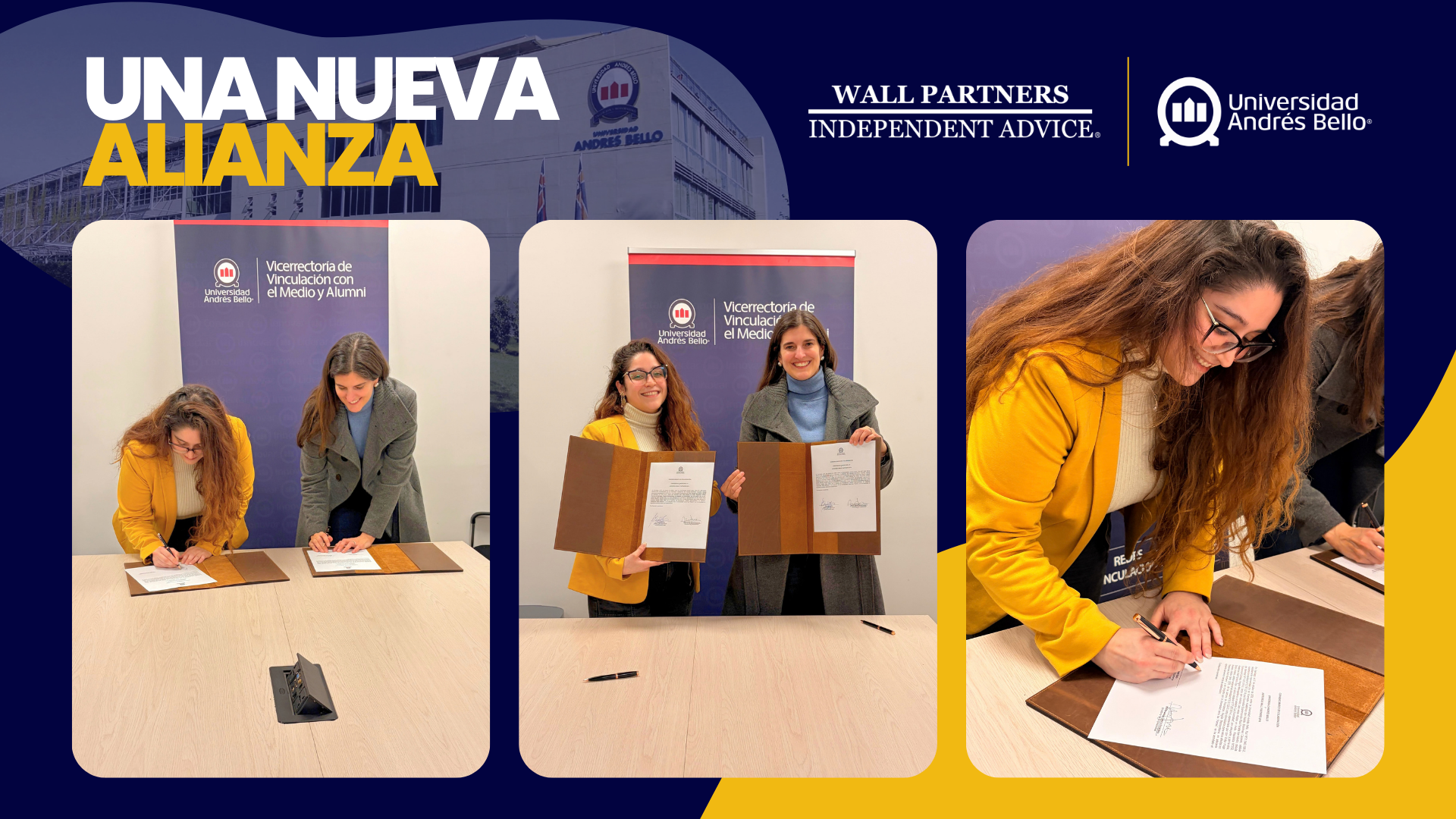 Una nueva alianza comienza: firma de convenio con la Universidad Andrés Bello